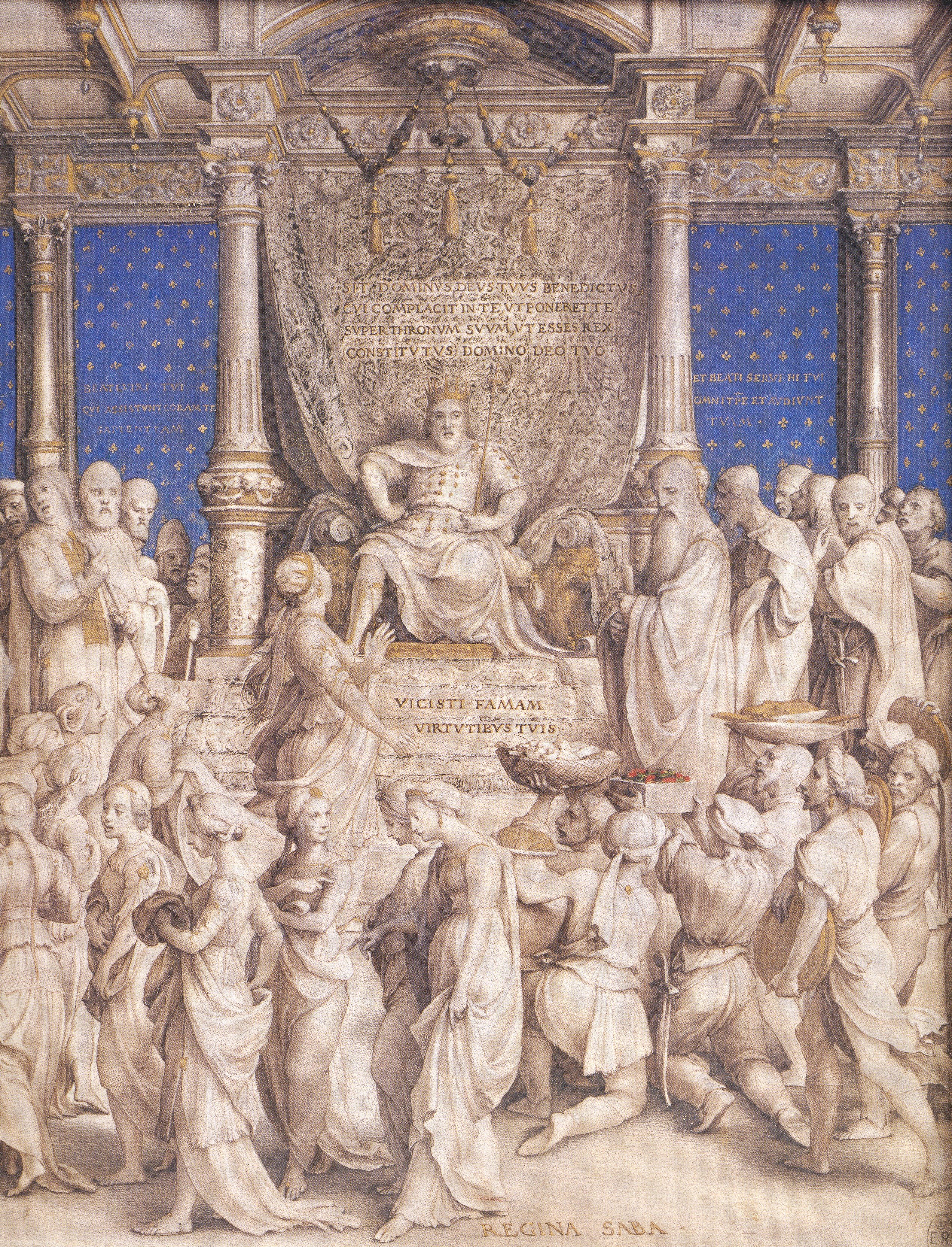 Holbein's depiction of Henry as Solomon welcoming the Queen of Sheba (representing the church's submission) was probably an early commission of Anne Boleyn's for her husband. 