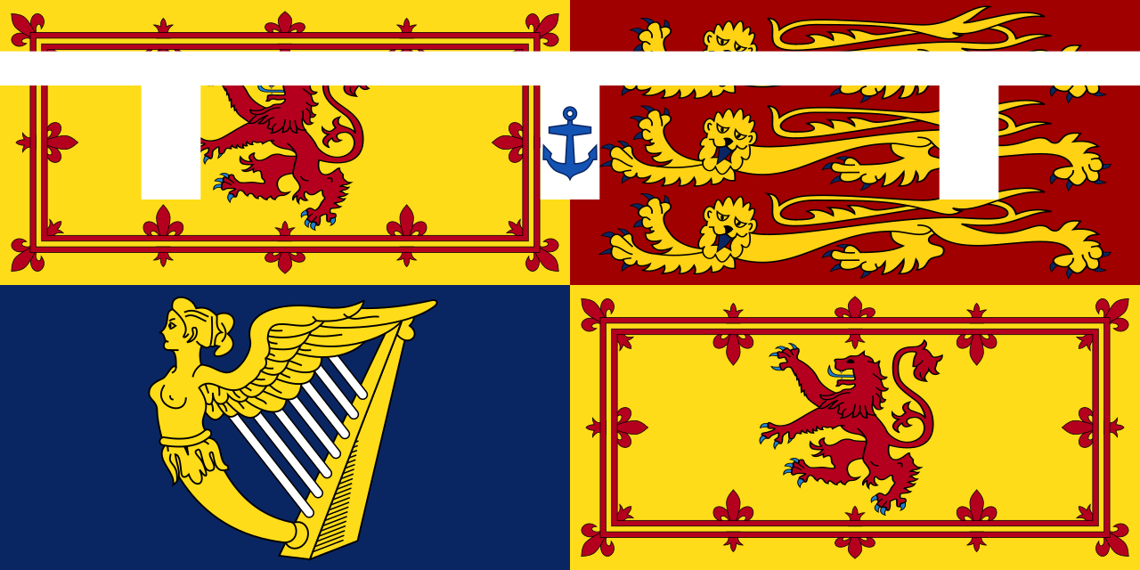 banner showing the royal standard of Andrew, Earl of Inverness