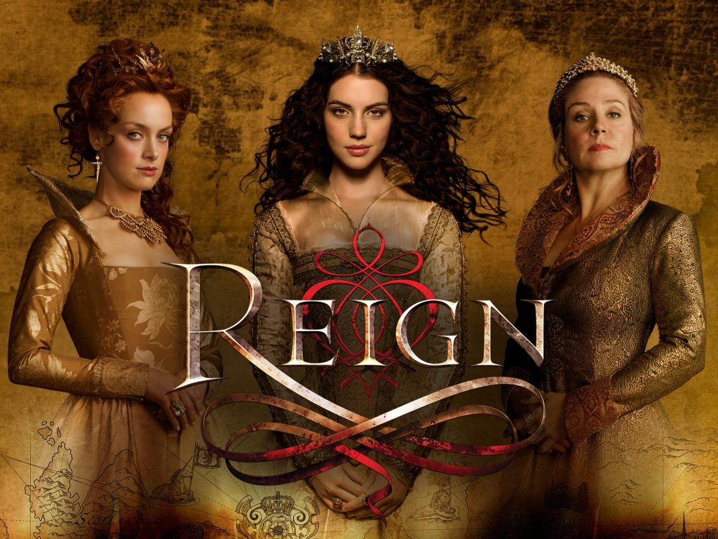Promotional image advertising the fourth season of Reign