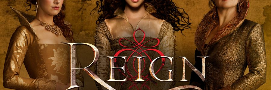 Promotional image advertising the fourth season of Reign