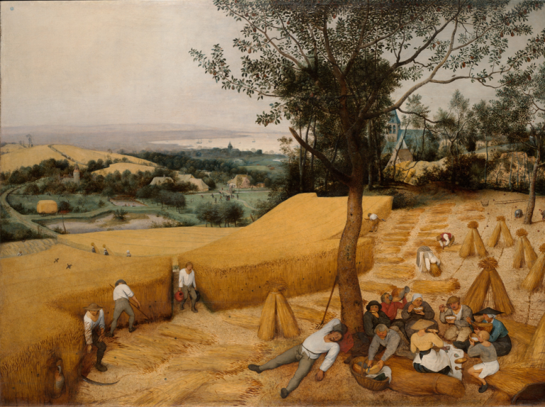 medieval portrait showing labourers in the field